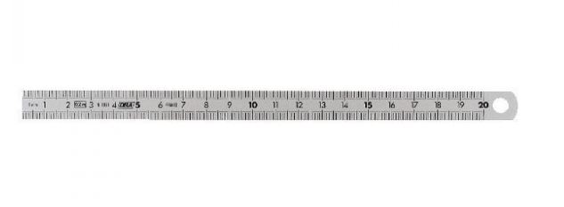 Facom DELA.1051.200 Flexible stainless steel ruler double-sided 200 mm