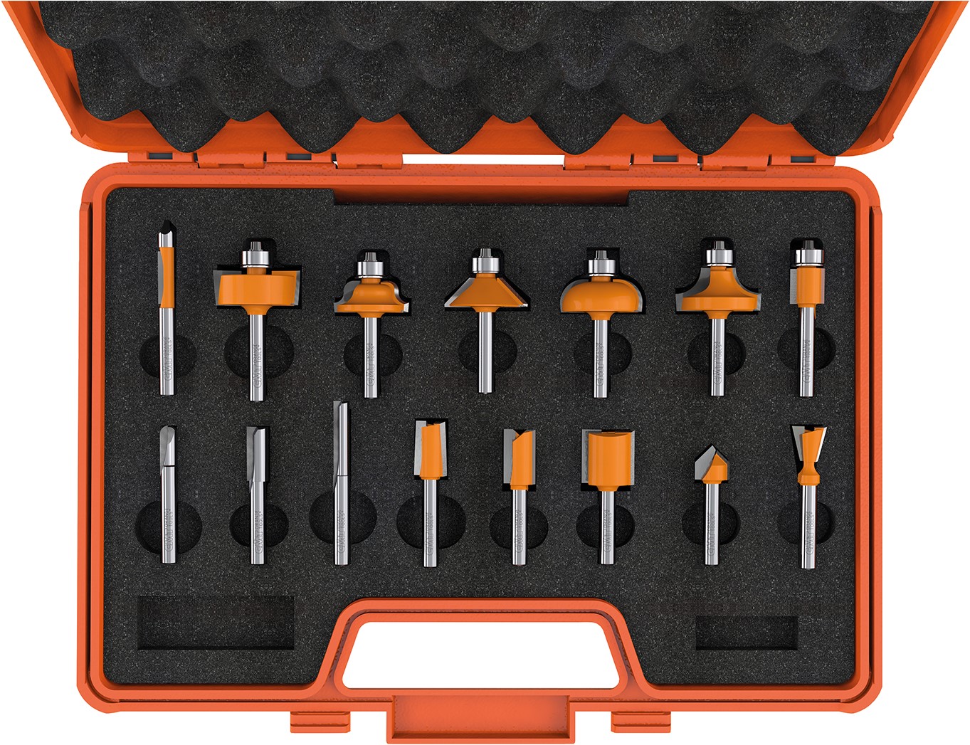 CMT 900.001.00 Set of 15 cutter 8 mm shank HM