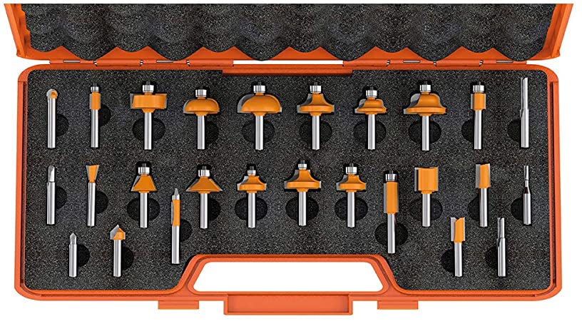 CMT 900.003.00 Set of 26 cutter in case 8 mm shank