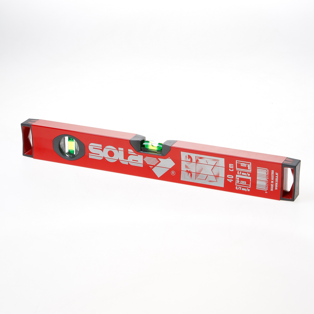 Sola 01371101 BIGX80 aluminium spirit level X profiel 80 cm (2 levels)