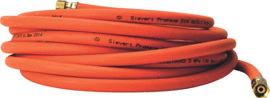 Sievert 770038 Gas hose Ø 6.3 mm 3/8 "L fixed 10 meters for Promatic and PRO 88/86