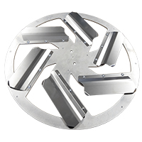 Rokamat 93100 Finishing disc stainless steel for Rokamat Skate 450 mm