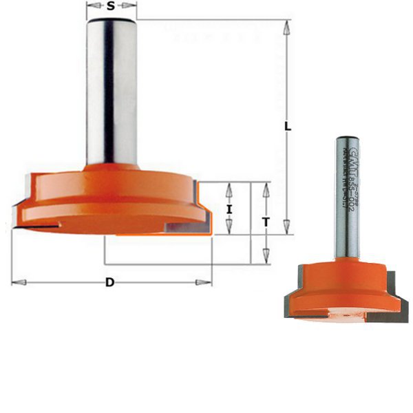 CMT 955.002.11 31.7 mm Drawer lock router bit 8 mm