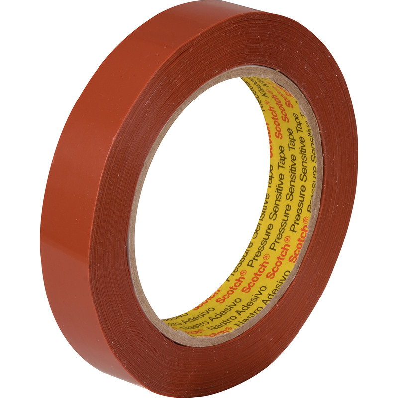 3M 374119O Scotch 3741 packaging tape orange 19 mm x 66 mtr.