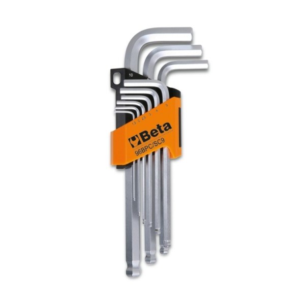 Beta 000960354 96BPC/SC9 Ball point angle wrench set 9 pieces