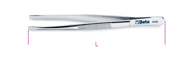 Beta 009960001 996 150-Pincers, Straight Spatula Jaws 150 L mm