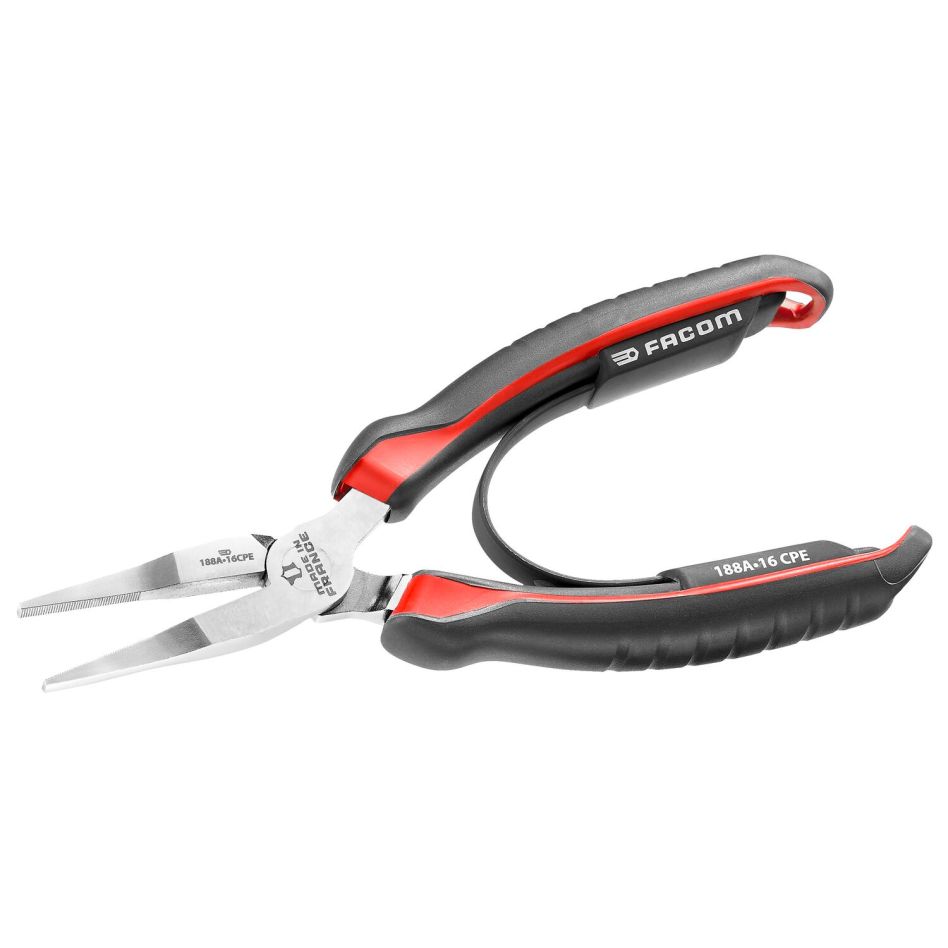 Facom 188A.16CPE Flat Pliers, Coated 160 mm