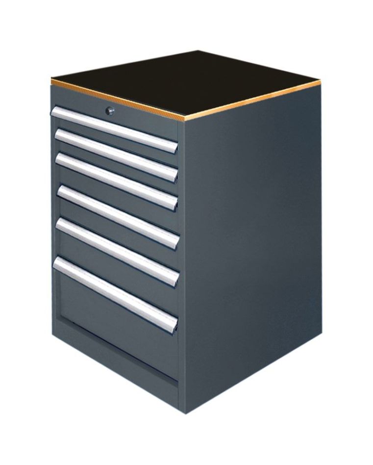 Huvema K5080G Tool Cabinet 6 Drawers