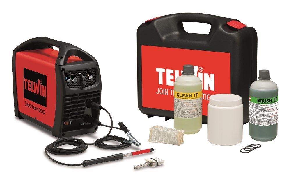 Telwin T850020 stainless steel weld seam cleaner pickling and passivation + brush