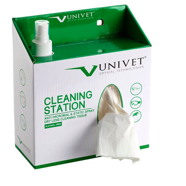 Univet 7.43.25.810.00 3QL002 Cleaning Station Glasses