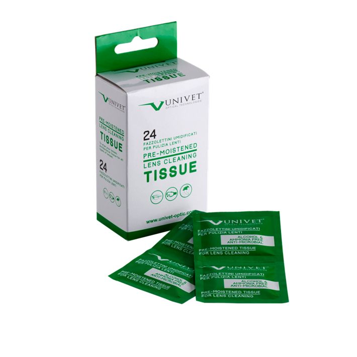 Univet 7.43.25.820.00 3QL003 Cleaning wipes eyeglasses