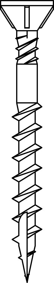 Senco Accessories 42R45MW Senco  Screw with sharp cutting point, part thread coarse, wood to wood 4.2x45mm