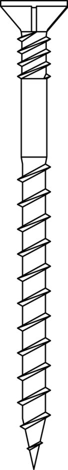 Senco Accessories 45X60MY Senco  Screw for fixing wood floors to wood, 4.5x60mm