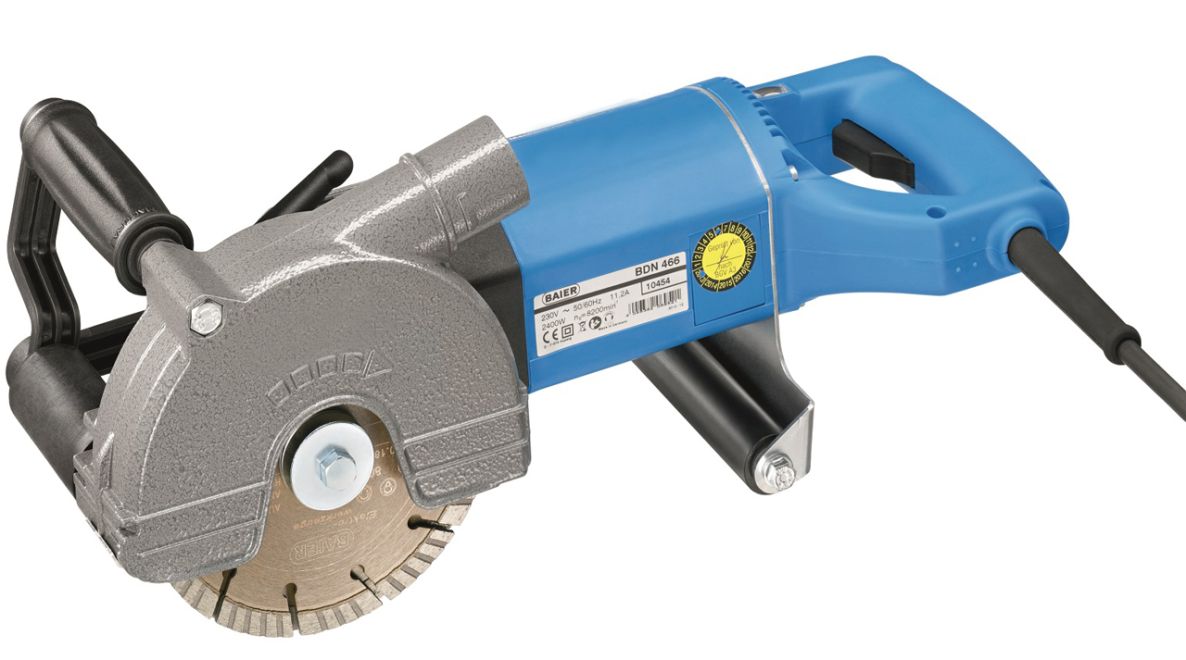 Baier 6952 BDN466/6 Trench saw 2200 Watt 150 mm No more cutting out!