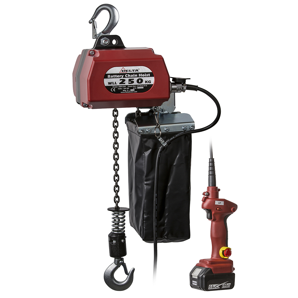 Delta CZ.0.DBH.250.10 Battery hoist - 0.25 ton - 10 meters