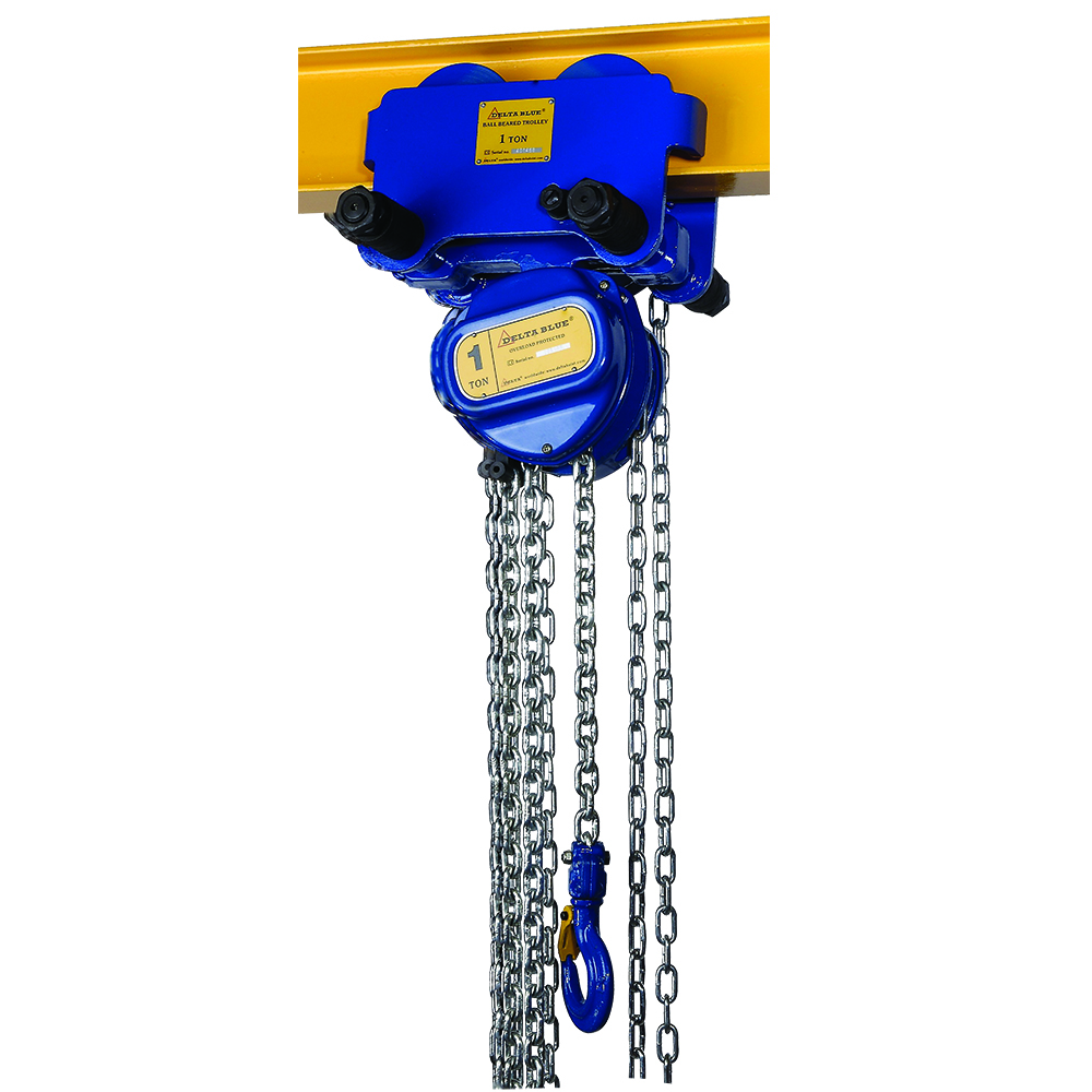 DELTA DC.0.09103003 Hand chain hoist with chain trolley with overload protection - 3 tons - 3 meters