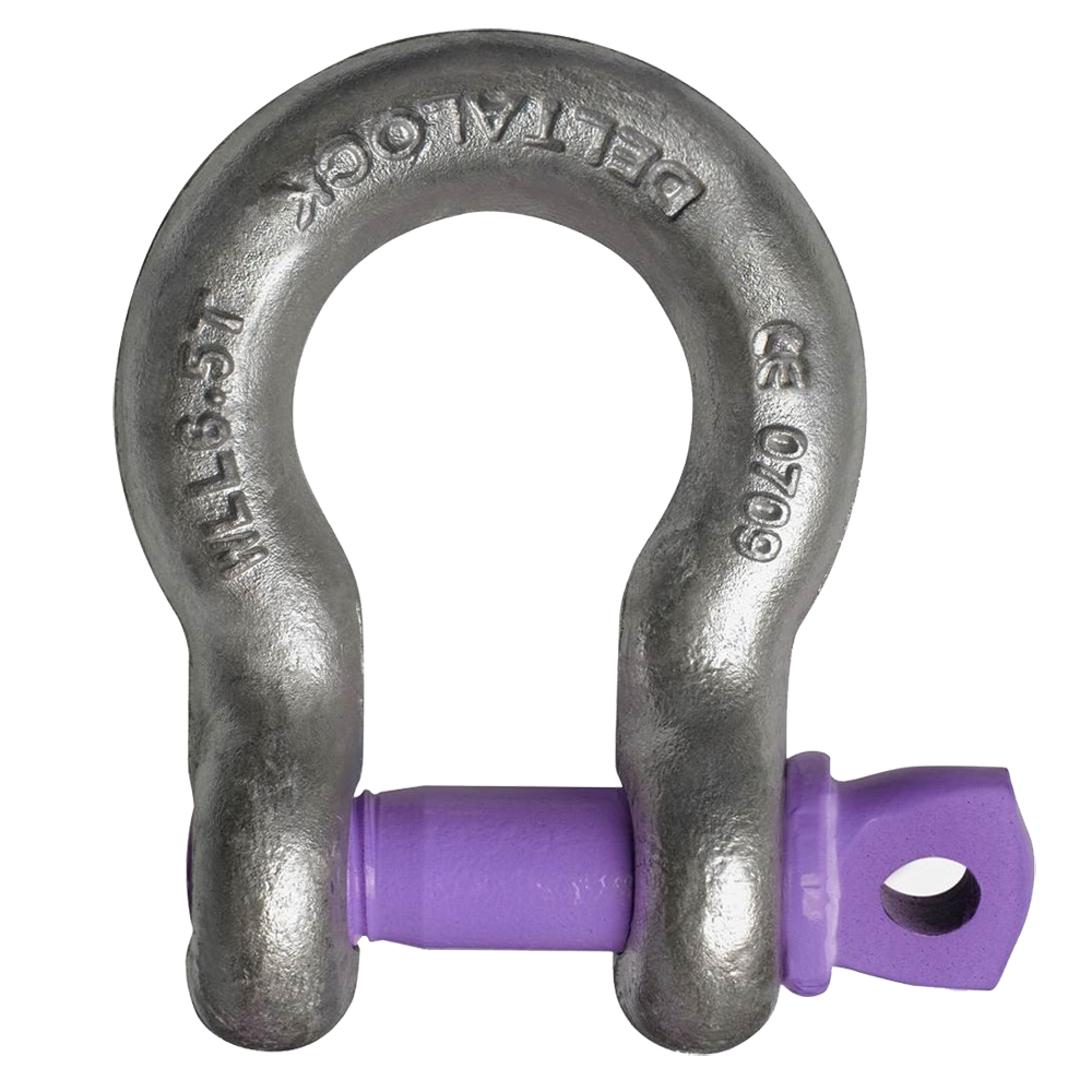 DELTA YE.EN01.08.50 Harp shackle with breast bolt, 8.5 tons