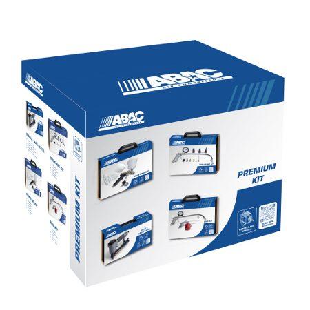 ABAC Accessories 1129706424 Premium Kit Inflator kit - Paint kit - Tacker kit - Bicycle kit