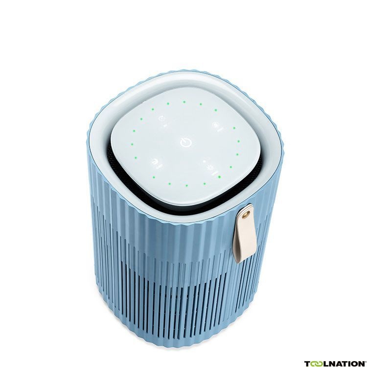 AirExchange 2022150-T | STAALBLAUW 2022150-T STEEL BLUE Professional Air Purifier 150-T Steel Blue with HEPA H13 filter, Carbon, ionizer, UV-C LED Suitable up to 40m²
