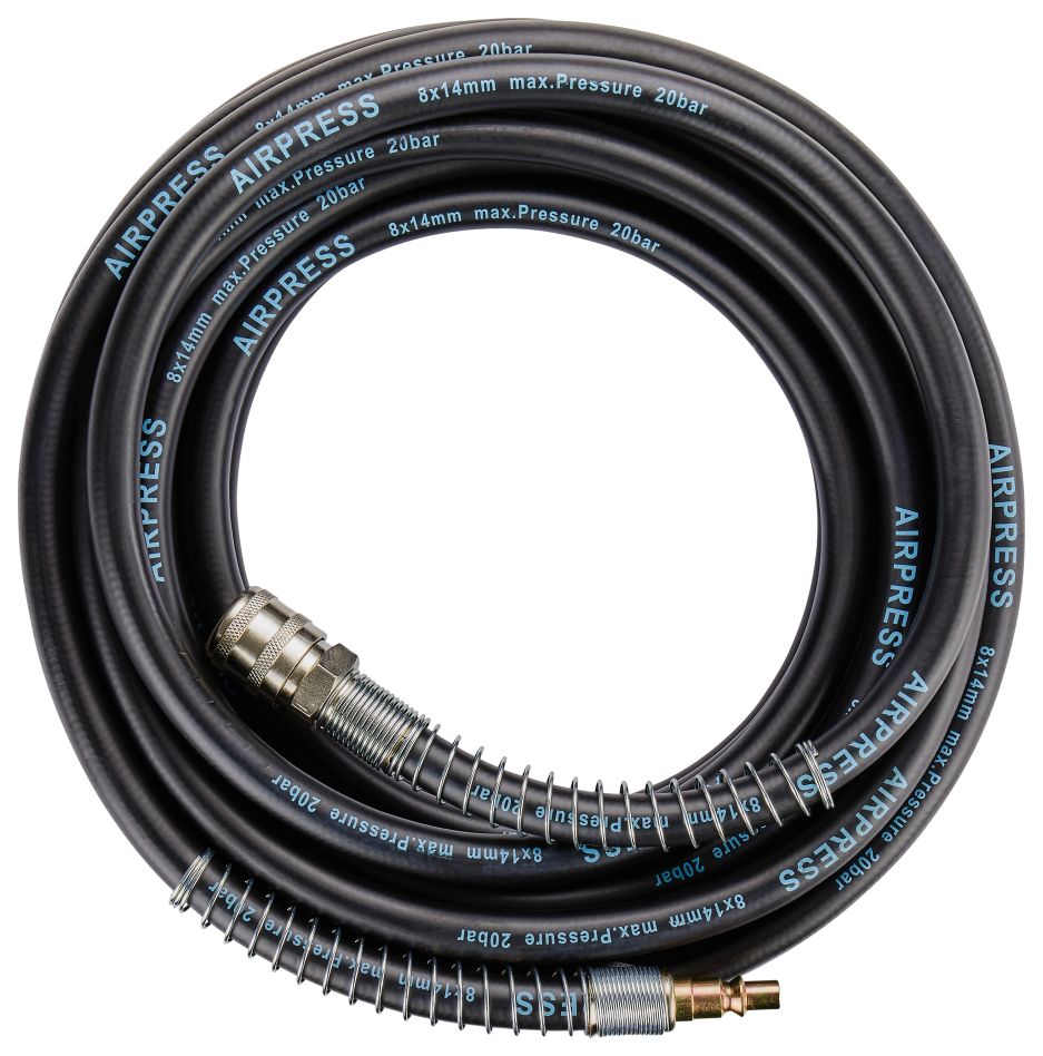 Airpress 40490 Air hose 20 bar 1/4" 10 m 14 x 8 mm incl. connections