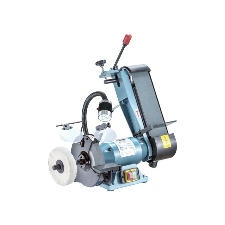 Alduro 659096 WASU 2.0 100+ Workbench grinder with sanding device