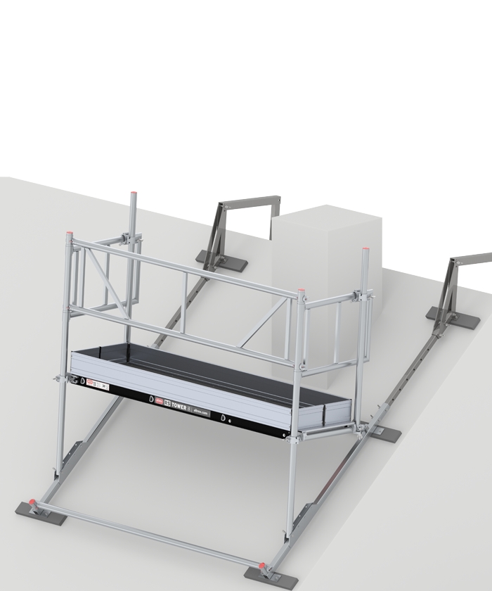 Altrex C500901 Chimney scaffold 0.75 x 1.85 mtr Single