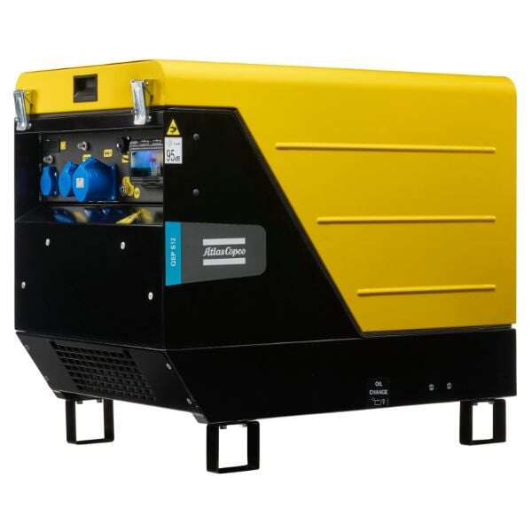 Atlas Copco 8170023244 QEP S12 ACDE Stationary Diesel Generator 9100W