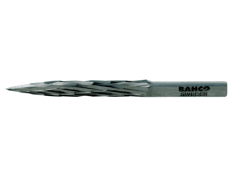 Bahco G0645M4.9X Tungsten carbide Rotary Burrs with needle-shaped head for tyre repair