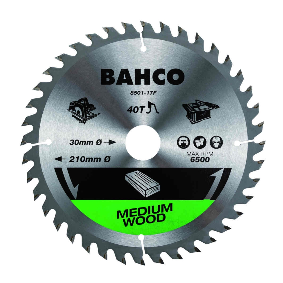 Bahco 8501-10F Circular saw blades for wood in portable and table saws