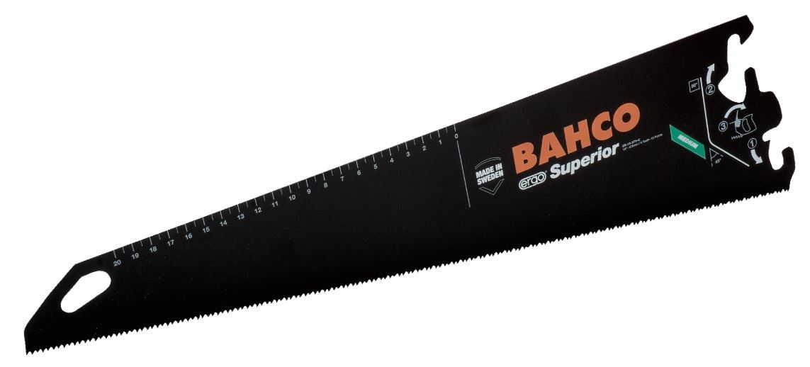 Bahco EX-19-XT9-C Superior™ saw blade, for BHS handles, for medium to coarse material, 9/10 TPI, 19", 475 mm