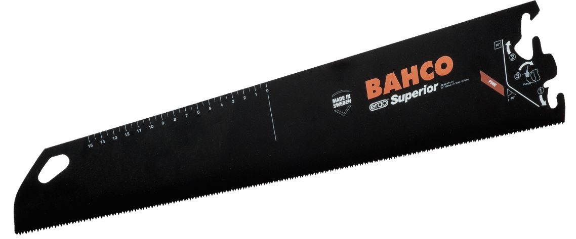 Bahco EX-20-XT11-C Superior™ saw blade, for BHS handles, for crosscut and adjustment work, 11/12 TPI, 20", 500 mm