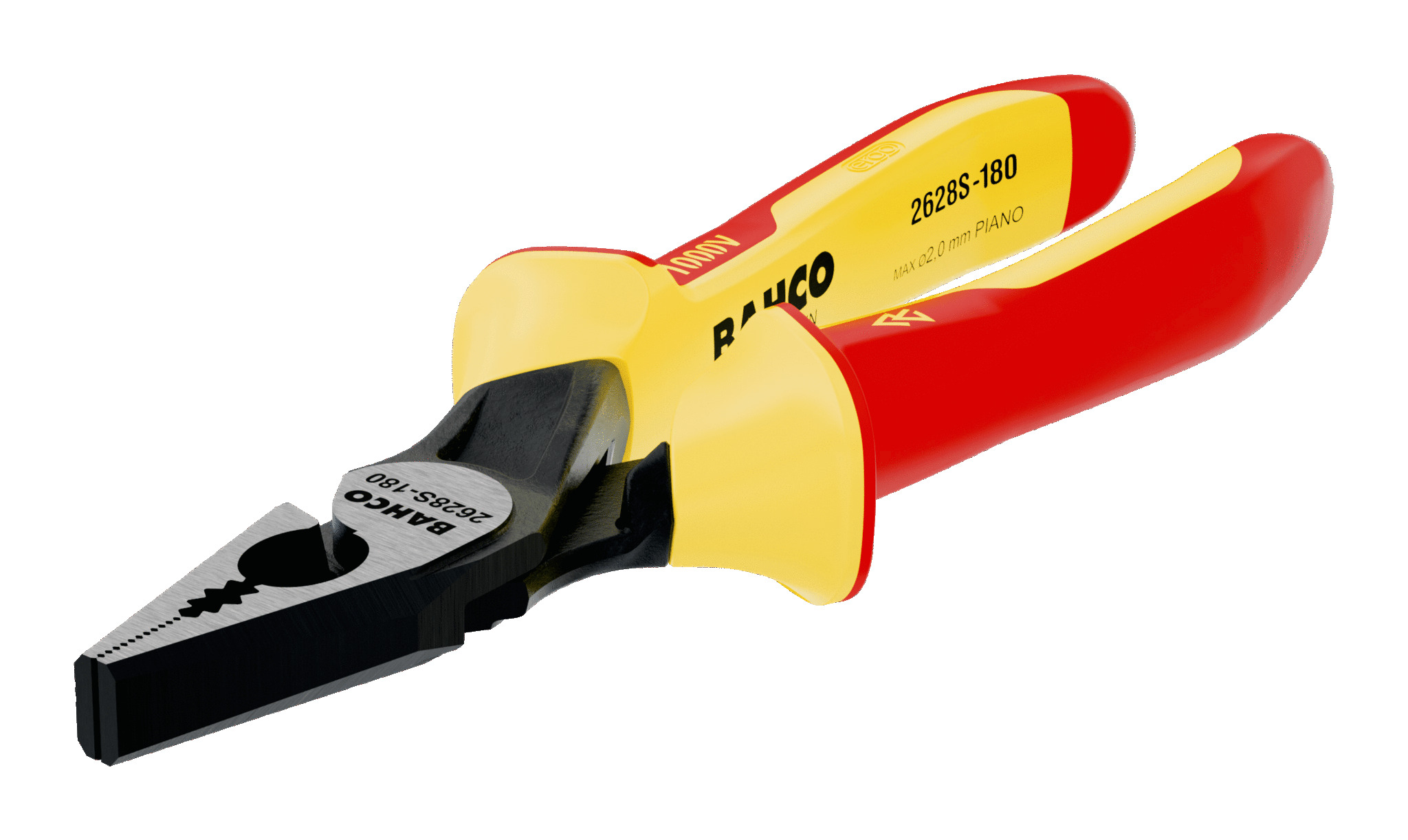 Bahco 2628 S-180 Combination pliers 1000V insulated handles