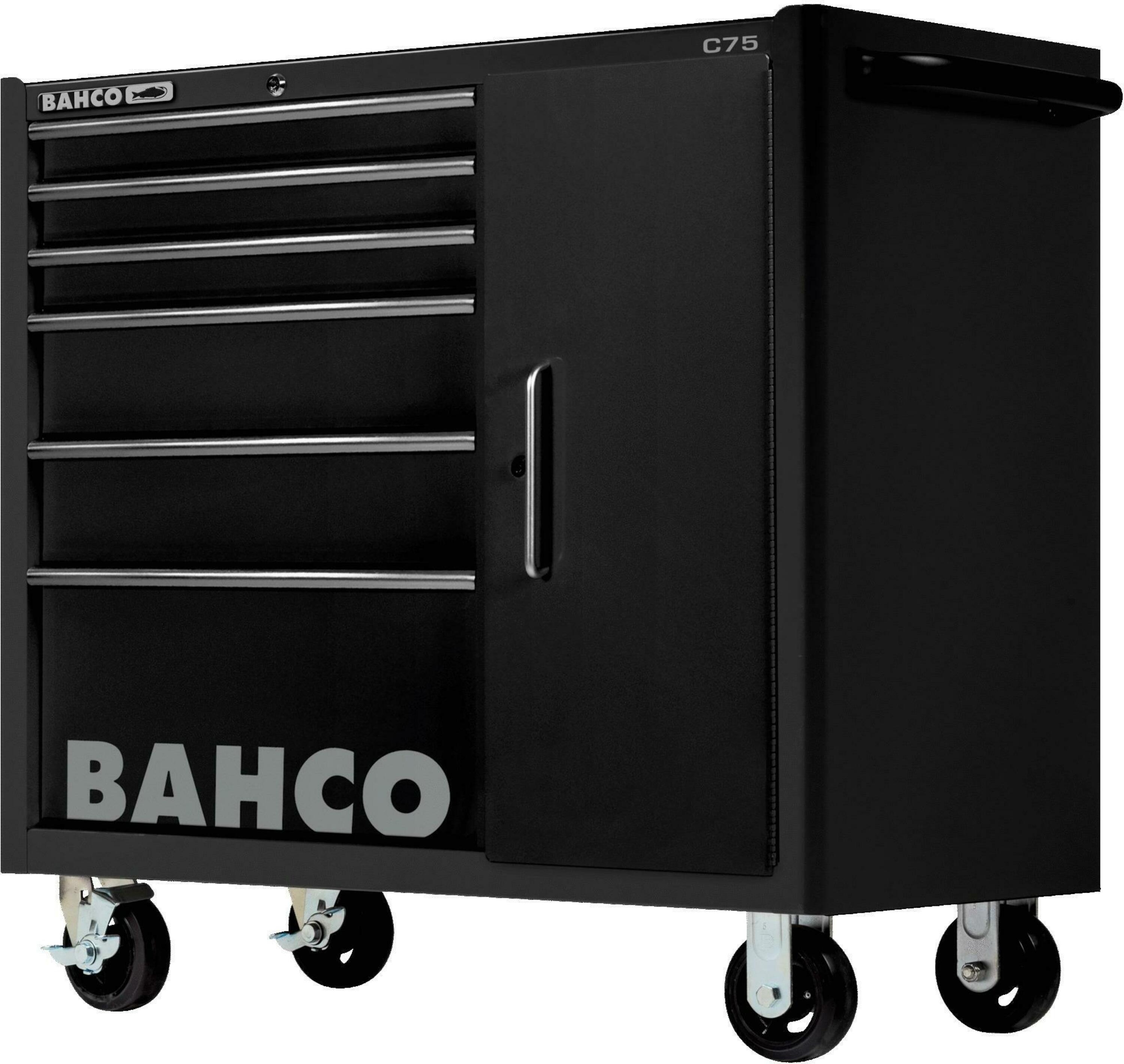 Bahco 1475KXL6CBLACK Classic S75 Tool Cart with 6 black 1100x501x986 mm