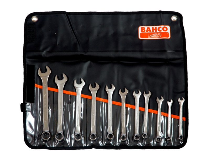 Bahco 111M/11T Ring spanner set, offset, metric 11-parts
