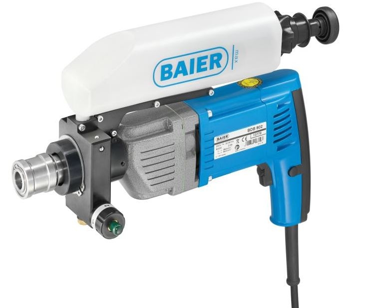 Baier 59642 BDB802 set Diamond drill + water tank + 3 drills 6/8/10 mm 800 Watts