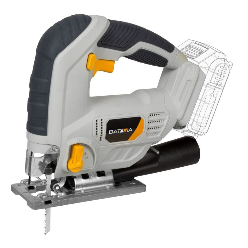 Batavia 7062513 MaxxPack 18V cordless jigsaw excl. Battery and charger