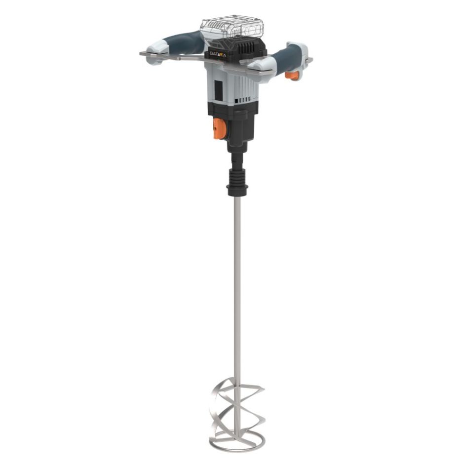 Batavia 7063459 MaxxPack 18V brushless battery mixer 120 mm excl. Battery and charger