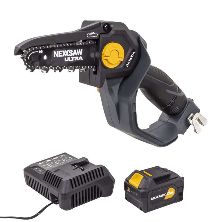 Batavia 7064356 Nexxsaw Ultra 18V brushless cordless one-handed chain saw 7'' SET (1 x battery 4Ah)