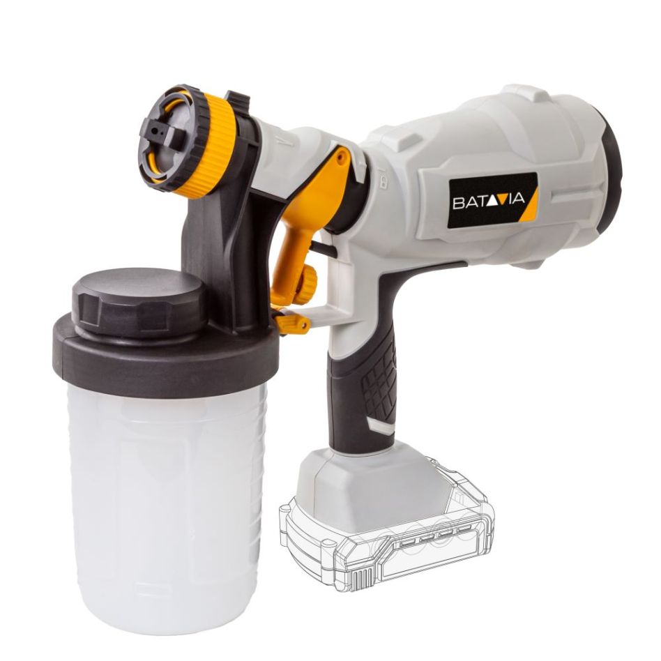 Batavia 7064514 MaxxPack 18V cordless paint sprayer excl. Battery and charger