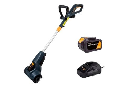 Batavia 7065879 Maxxbrush 18V Multi-brush set 22 cm 1x 18V 4.0Ah battery and charger with wood brush
