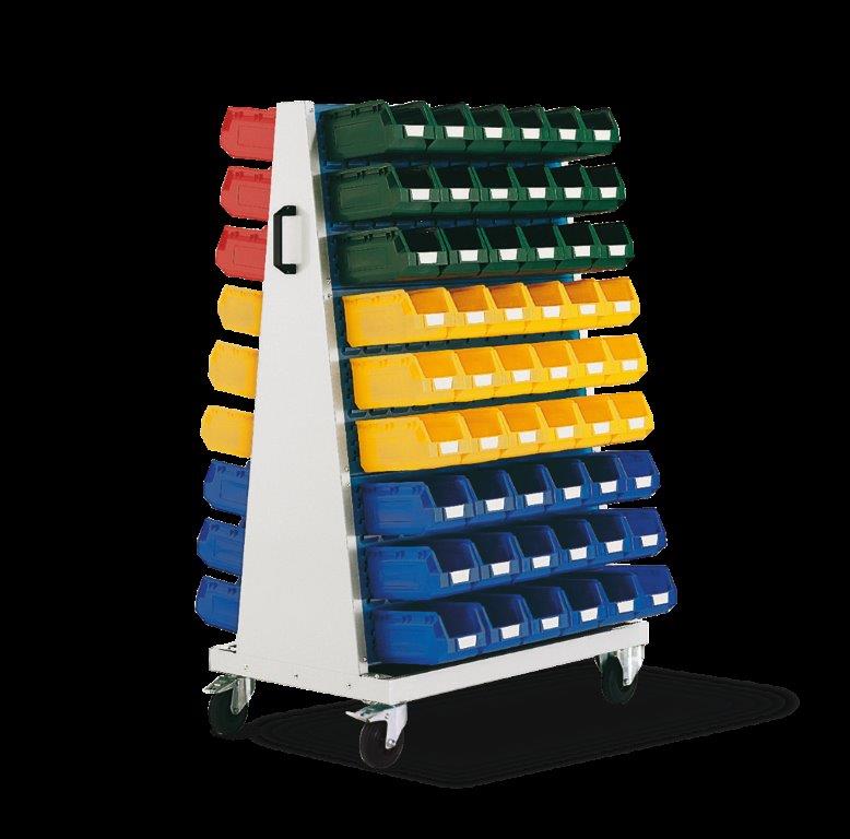 Bott 14026028.24 Perfo Mobile 6S RAL 7035 3004 with 2x3 slot plates