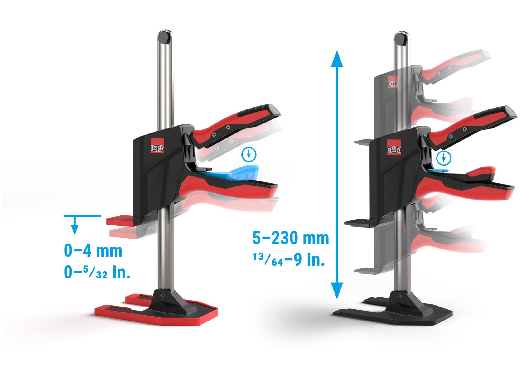 Bessey BEY23 BEYCEPS Construction jack assembly tool up to 180 Kg