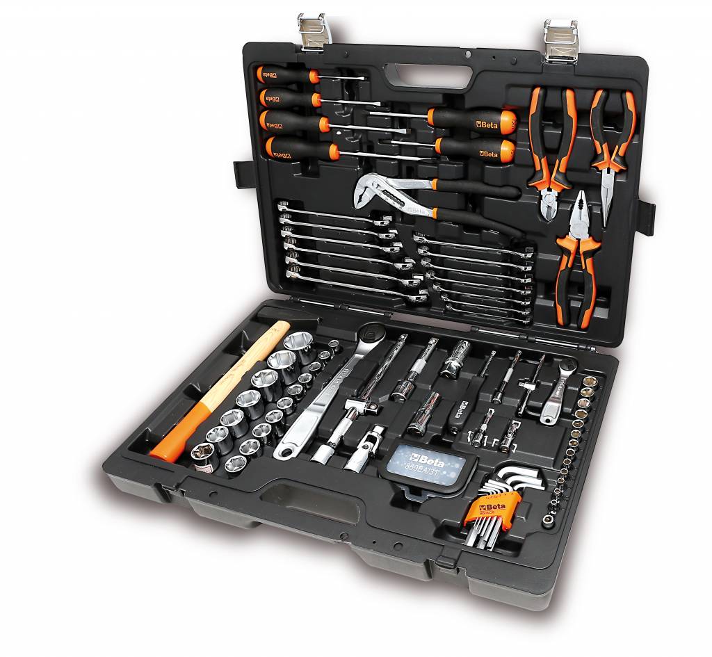Beta 020476008 2047E/C108 Toolbox 108 pcs.s 1/4" - 1/2"