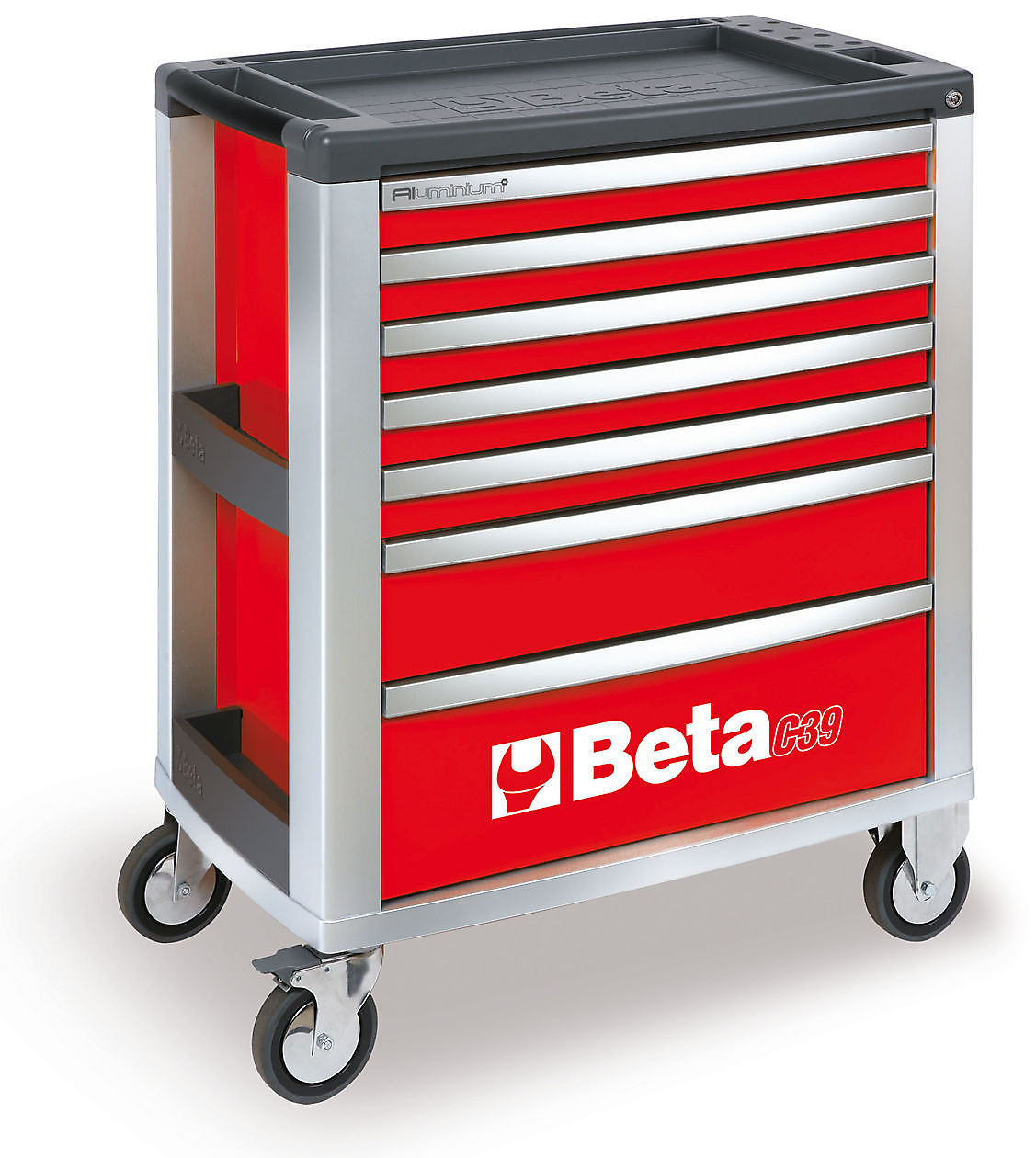 Beta 039000003 C39-7/R Tool trolley with 7 drawers red