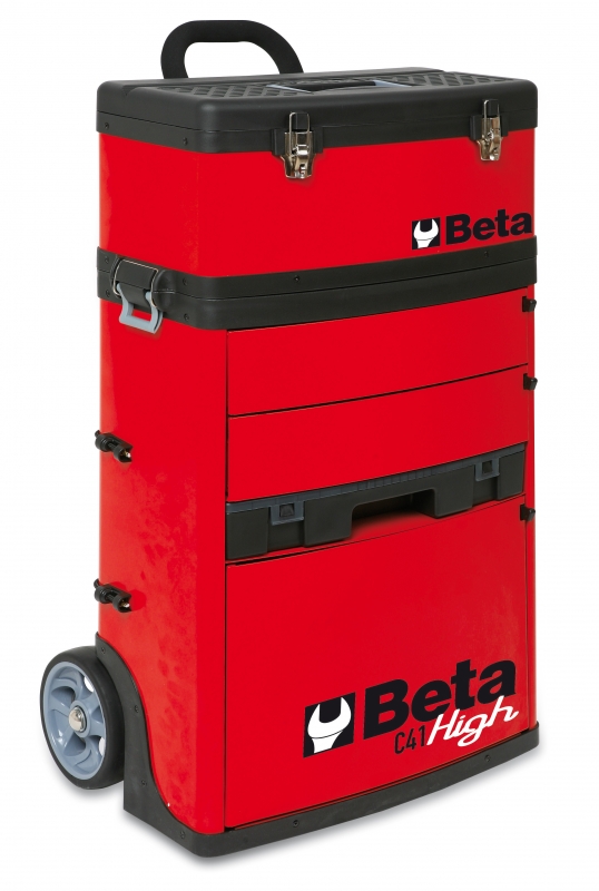 Beta 041000008 C41H Tool Trolley 2-Piece Red
