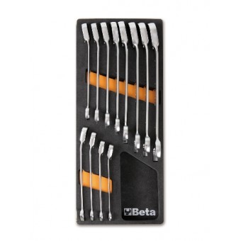 Beta 024500045 M45 Ratchet Wrench Set 12-Pieces 8 - 19 mm