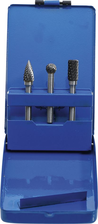 BGS 111 Carbide/Carbide burr set 3-piece