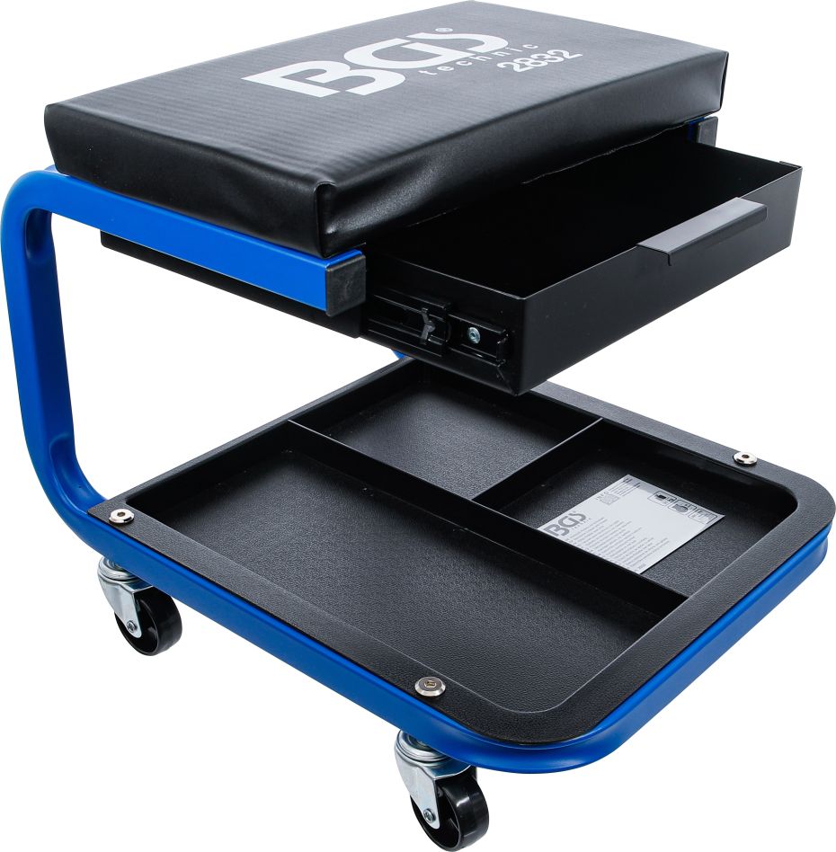 BGS 2832 Workshop roller seat with drawer