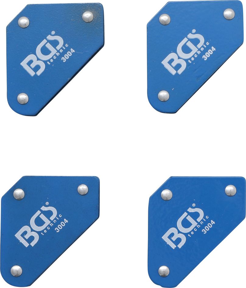BGS 3004 Mini magnet holder set 45° - 90° - 135° 4-piece