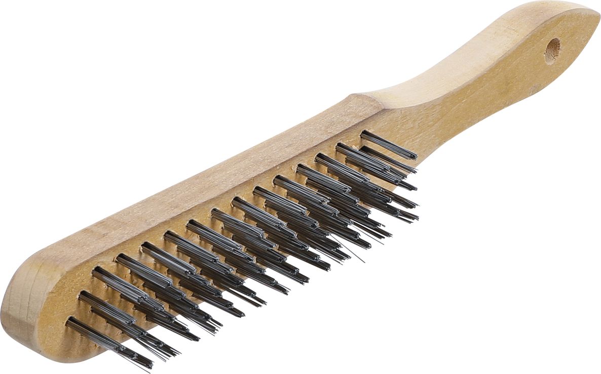 BGS 3073 Hand brush steel 5 rows 300 mm